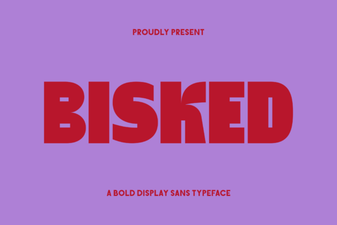 The Bisked Font for Modern Web Design