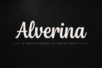 The Alverina Font: Modern Design for Creative Projects